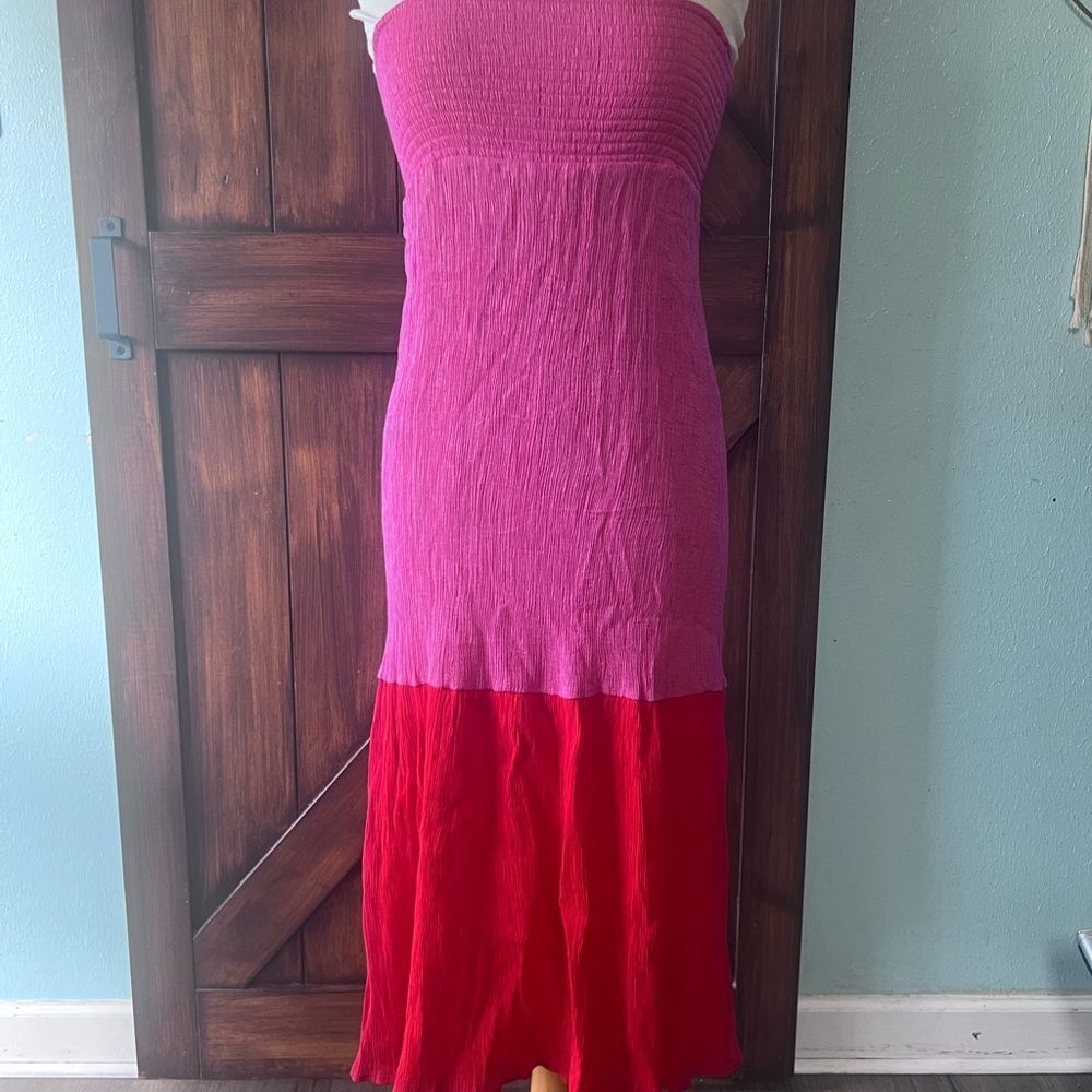 A.‎ Calin by Flying Tomato Pink Skirt Dress Women’s L